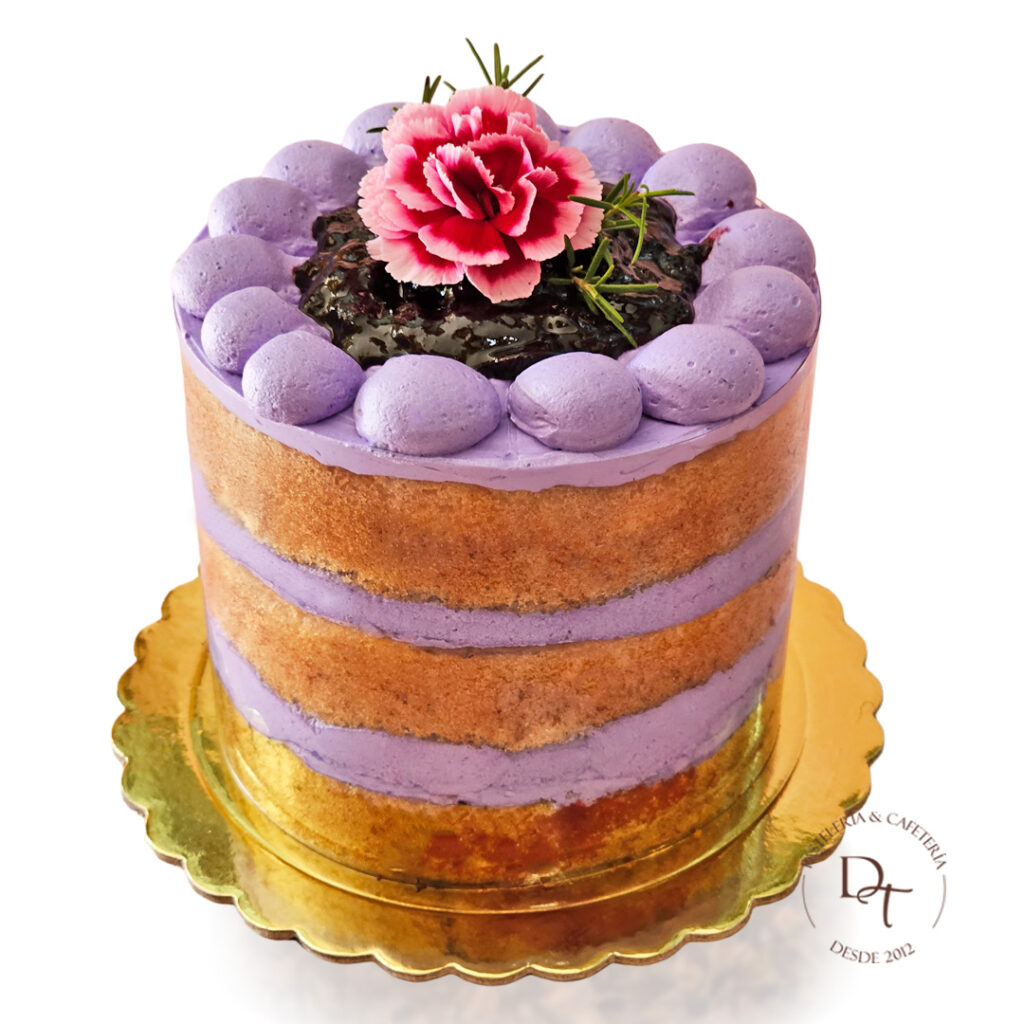 Mini torta duten blueberries