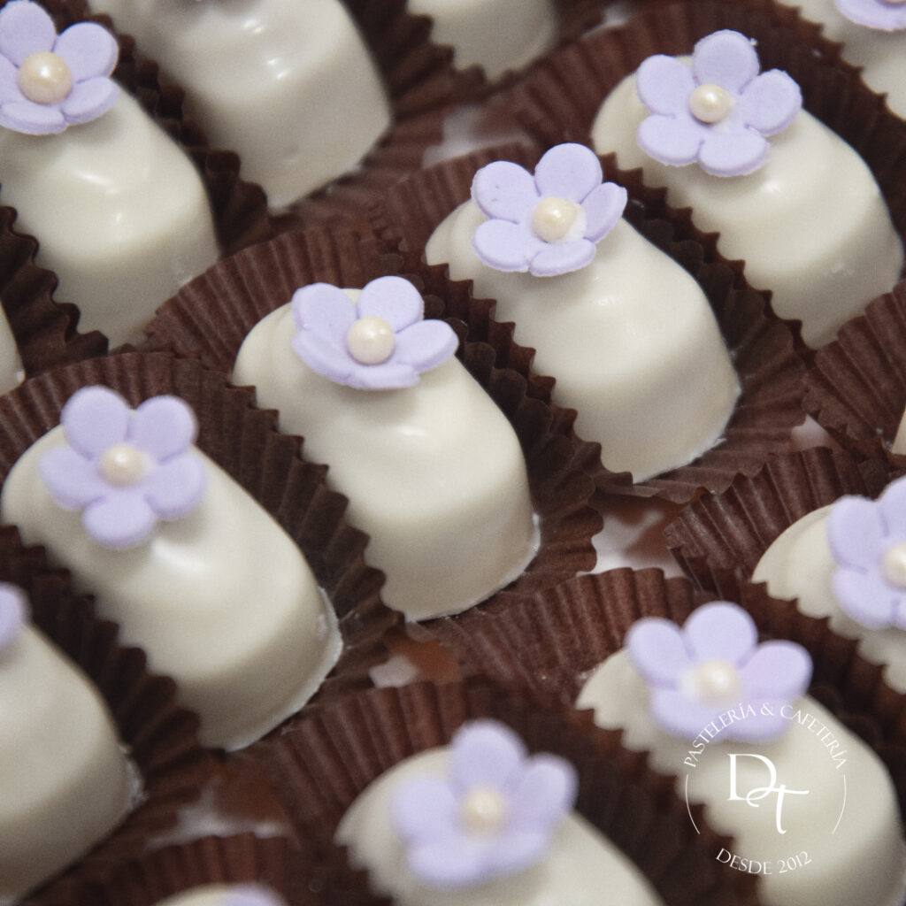 Mini chocotejas blancas