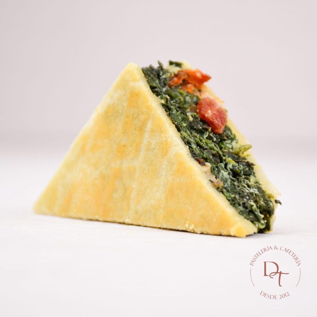 pAstel de espinaca con tocino duten