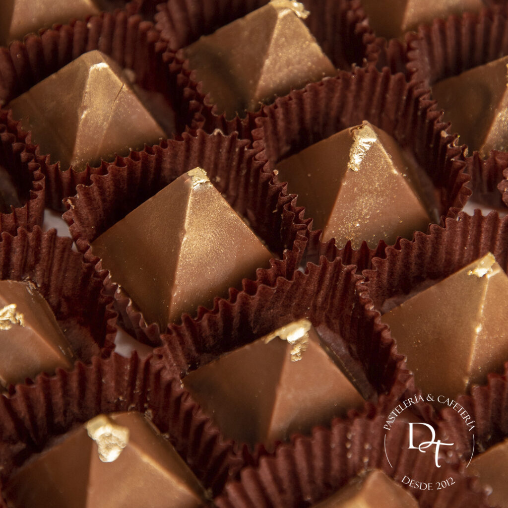 Bombones crocantes de leche