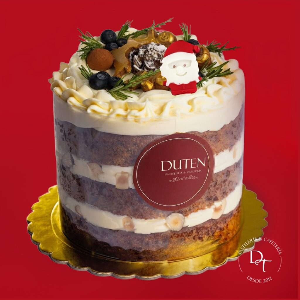 Postres navideños duten carrot cake