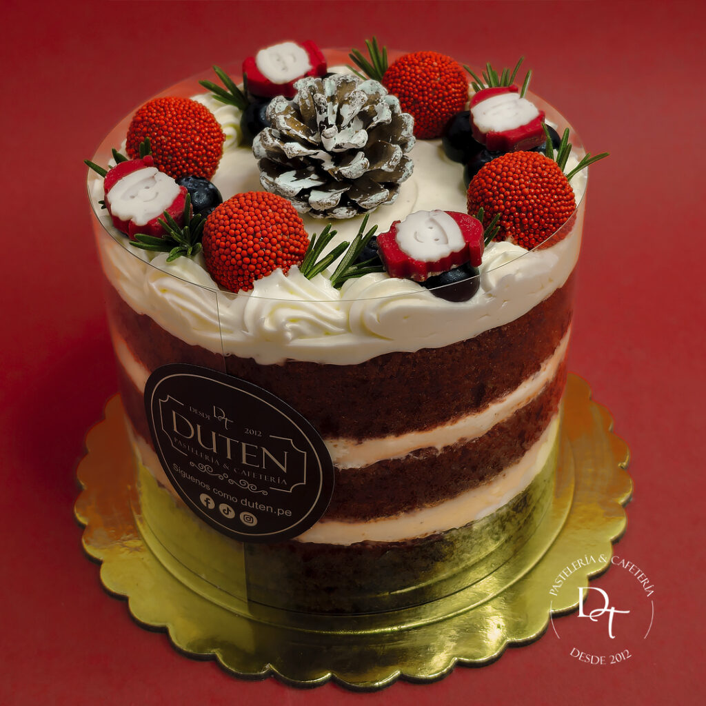 Mini torta Red Velvet Navideña
