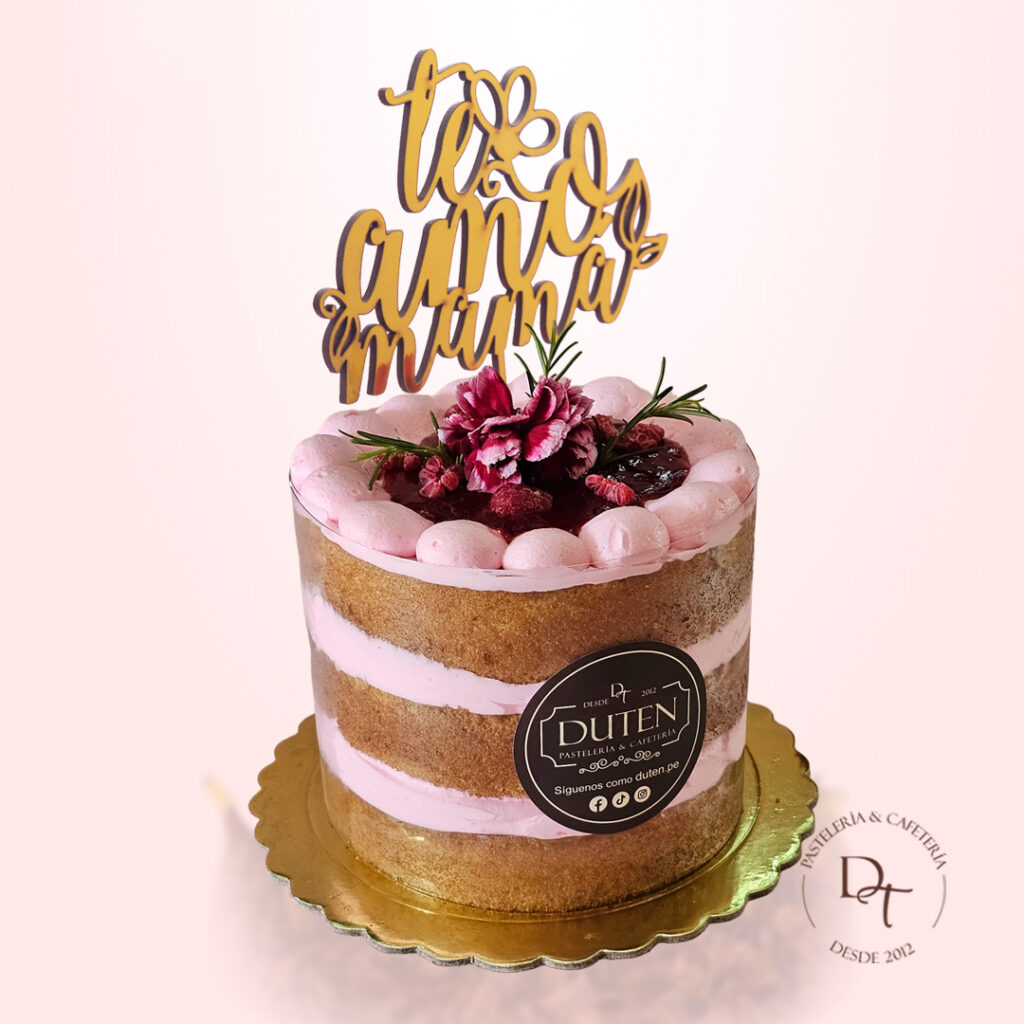 mini torta frutos del bosque