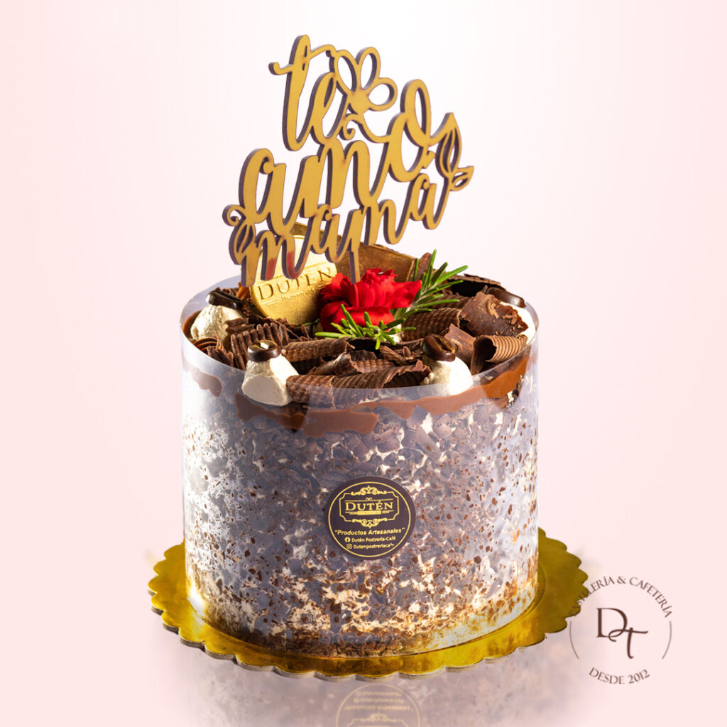 mini torta moka topping