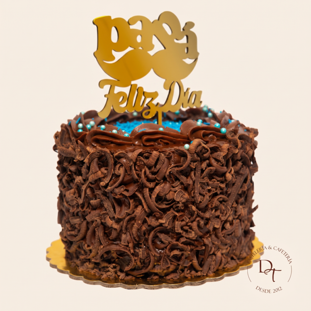 Mini torta de chocolate dia del padre