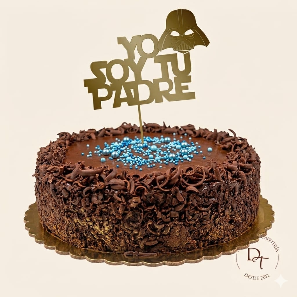 Torta de chocolate dia del padre